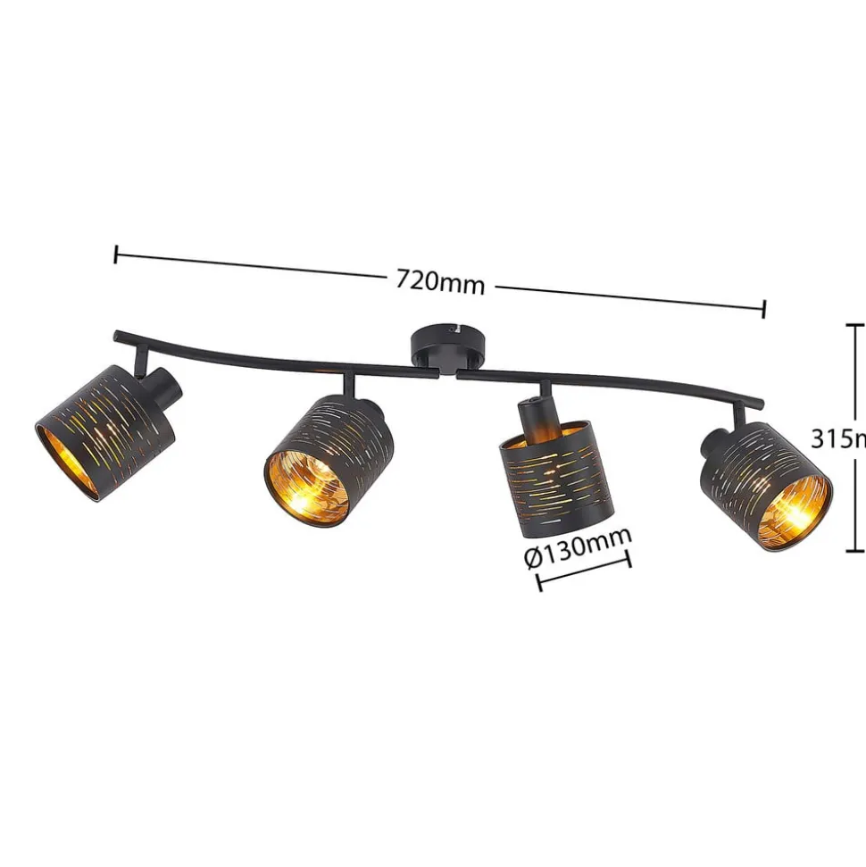 Lindby Iolyn plafondspot, 4-lamps
