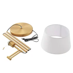 Lindby Ismene vloerlamp met zwenkbare arm