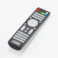 Lindby Izan LED plafondlamp, RBGW, zwart