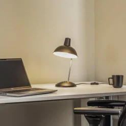 Lindby Jamelia tafellamp, staal, zwart