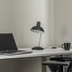 Lindby Jamelia tafellamp, staal, zwart