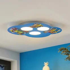 Lindby Jan kinderkamer plafondlamp, voertuigen