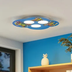 Lindby Jan kinderkamer plafondlamp, voertuigen