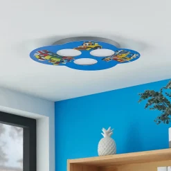 Lindby Jan kinderkamer plafondlamp, voertuigen