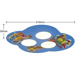 Lindby Jan kinderkamer plafondlamp, voertuigen