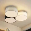 Lindby Janita LED plafondlamp, 3-lamps, driekleurig