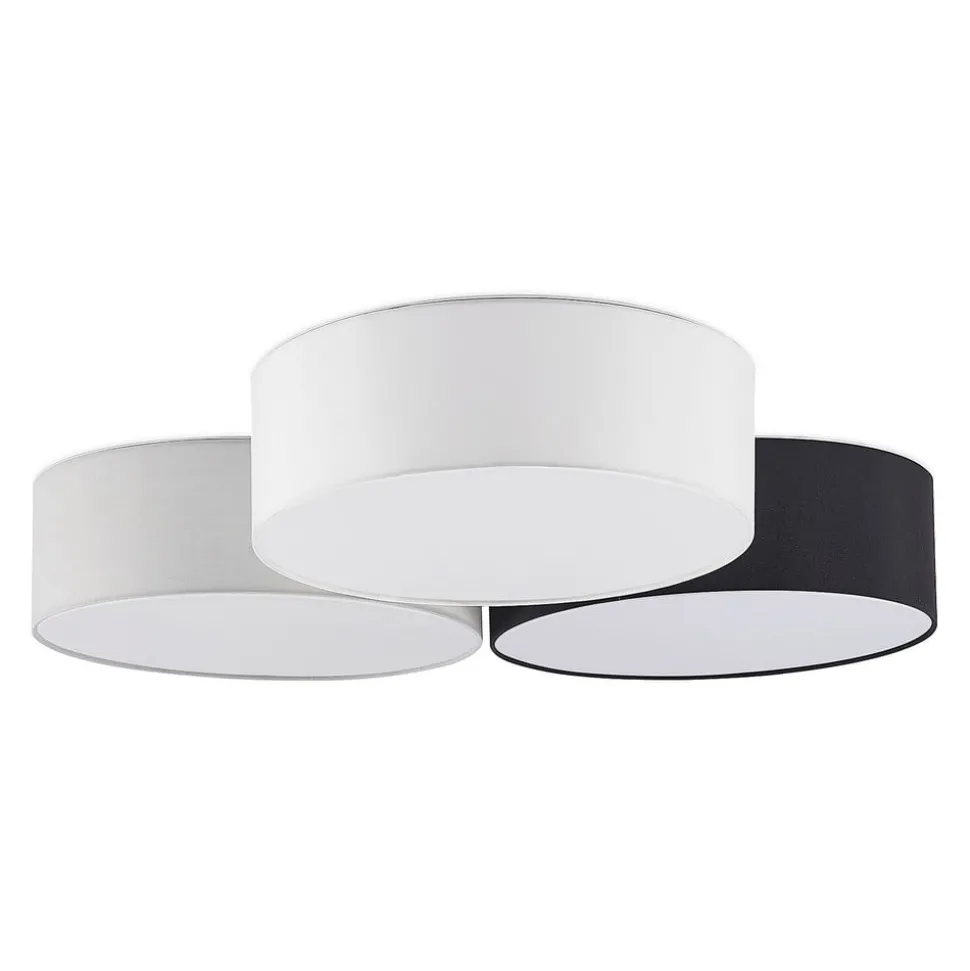 Lindby Janita LED plafondlamp, 3-lamps, driekleurig