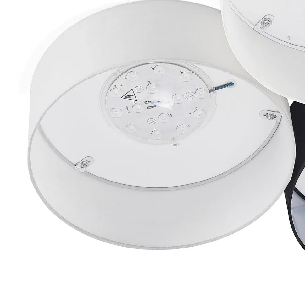 Lindby Janita LED plafondlamp, 3-lamps, driekleurig