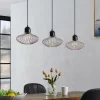 Lindby Justinos hanglamp, 3-lamps, koper