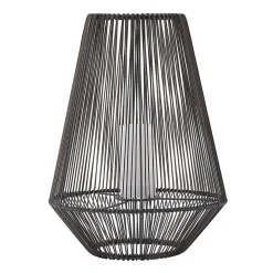 Lindby Kaati LED solar-lantaarn, rotanoptiek 37 cm