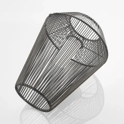 Lindby Kaati LED solar-lantaarn, rotanoptiek 37 cm