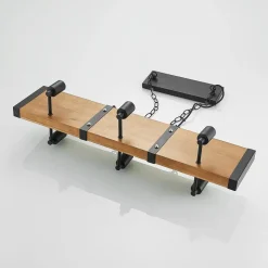 Lindby Kamilja hanglamp voor de eetkamer, hout