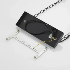 Lindby Kamilja hanglamp voor de eetkamer, hout