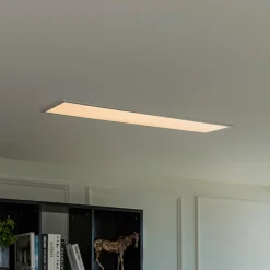 Lindby Kenma LED paneel, CCT, 29,6 cm x 119,6 cm