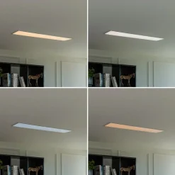 Lindby Kenma LED paneel, CCT, 29,6 cm x 119,6 cm