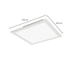 Lindby Kenma LED paneel, CCT, 29,6 cm x 29,6 cm