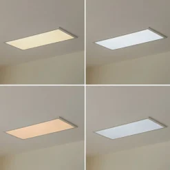 Lindby Kenma LED paneel, CCT, 29,6 cm x 59,6 cm