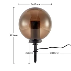 Lindby Kibara decoratie-lichtbol, Ø 40 cm