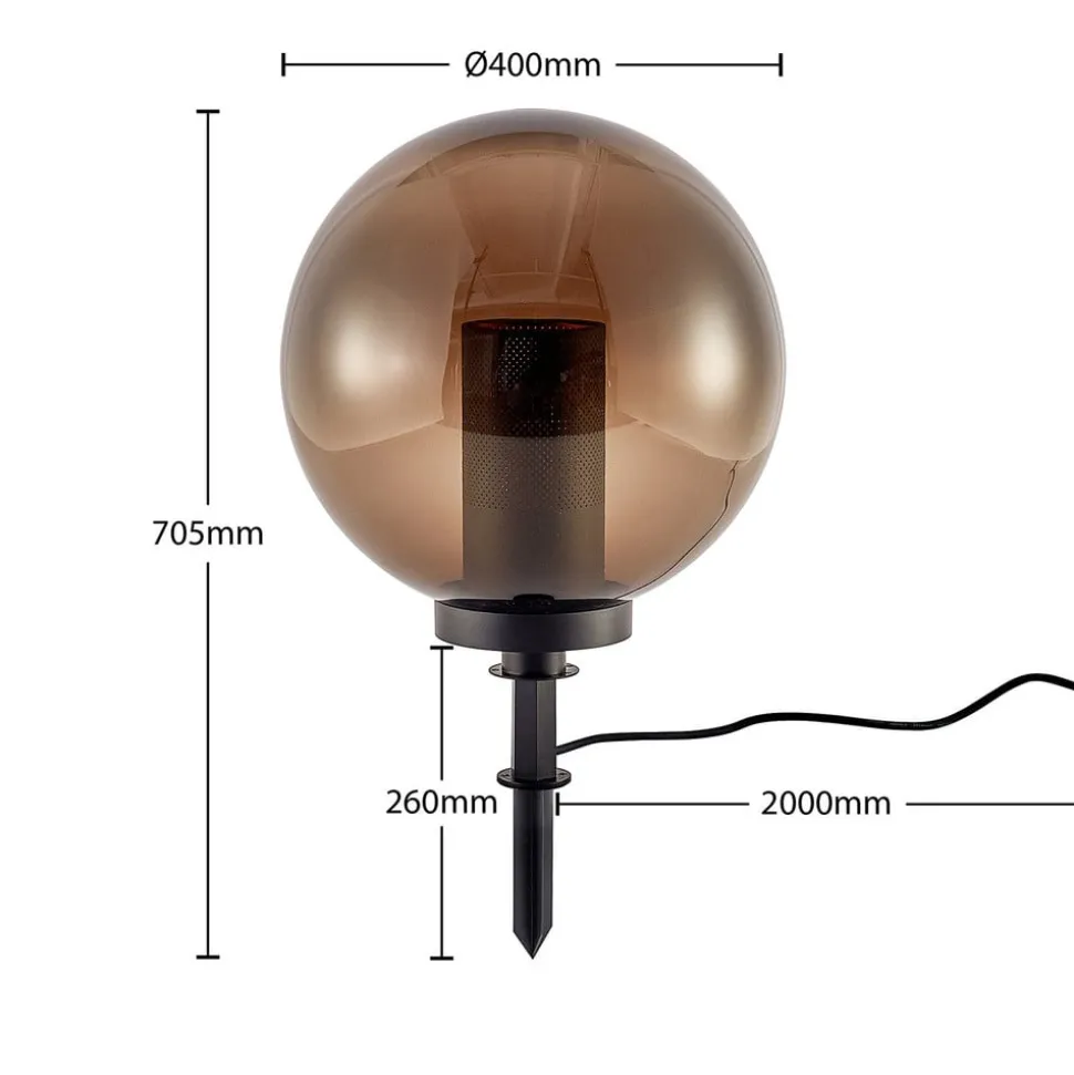 Lindby Kibara decoratie-lichtbol, Ø 40 cm