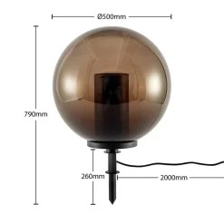 Lindby Kibara decoratie-lichtbol, Ø 50 cm