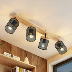 Lindby Kiriya plafondspot, 4-lamps
