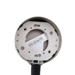 Lindby klemlamp Jyla nikkel/zwarte lens 3000K flexibele arm