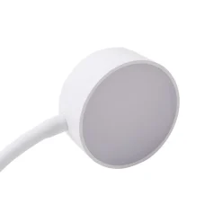 Lindby klemlamp Maori, wit, metaal, CCT, dimbaar.