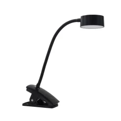 Lindby klemlamp Maori, zwart, metaal, CCT