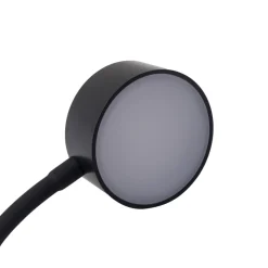 Lindby klemlamp Maori, zwart, metaal, CCT