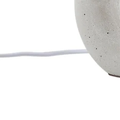 Lindby Kody tafellamp, beige, textiel, keramiek, 37 cm