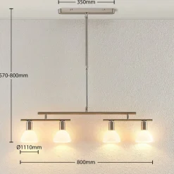 Lindby Kordelia hanglamp, in hoogte verstelbaar