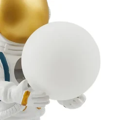 Lindby Kosmo tafellamp, wit/goud, keramiek, glas