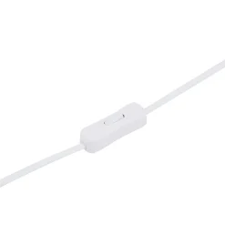 Lindby Kosmo tafellamp, wit/goud, keramiek, glas