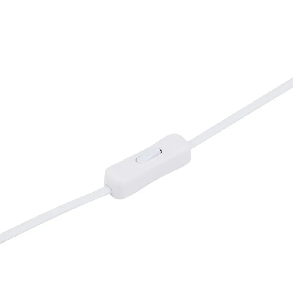 Lindby Kosmo tafellamp, wit/goud, keramiek, glas