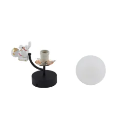 Lindby Kosmo wandlamp, kunststof, astronaut, 30 cm hoog