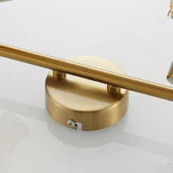 Lindby Kosta plafondlamp, 2-lamps, messing