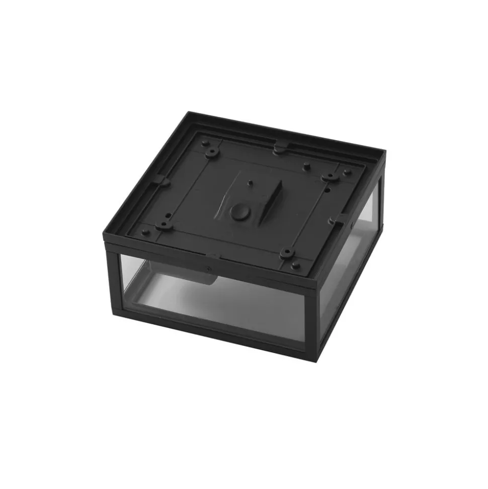 Lindby Kremena buiten plafondlamp, zwart