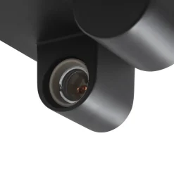 Lindby Kremena buiten plafondlamp, zwart