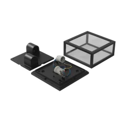 Lindby Kremena buiten plafondlamp, zwart