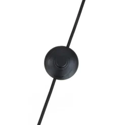 Lindby Krish vloerlamp, kooilook, zwart