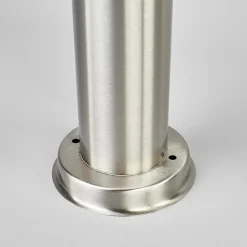 Lindby Kristof tuinpadverlichting, roestvrij staal, 110 cm hoog, E27