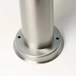 Lindby Kristof tuinpadverlichting, roestvrij staal, 110 cm hoog, E27