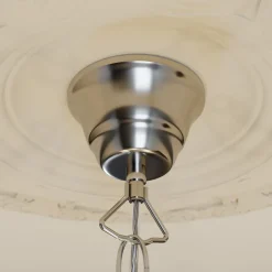 Lindby kroonluchter Merida, chroom, metaal, 5-lamps, Ø 52 cm