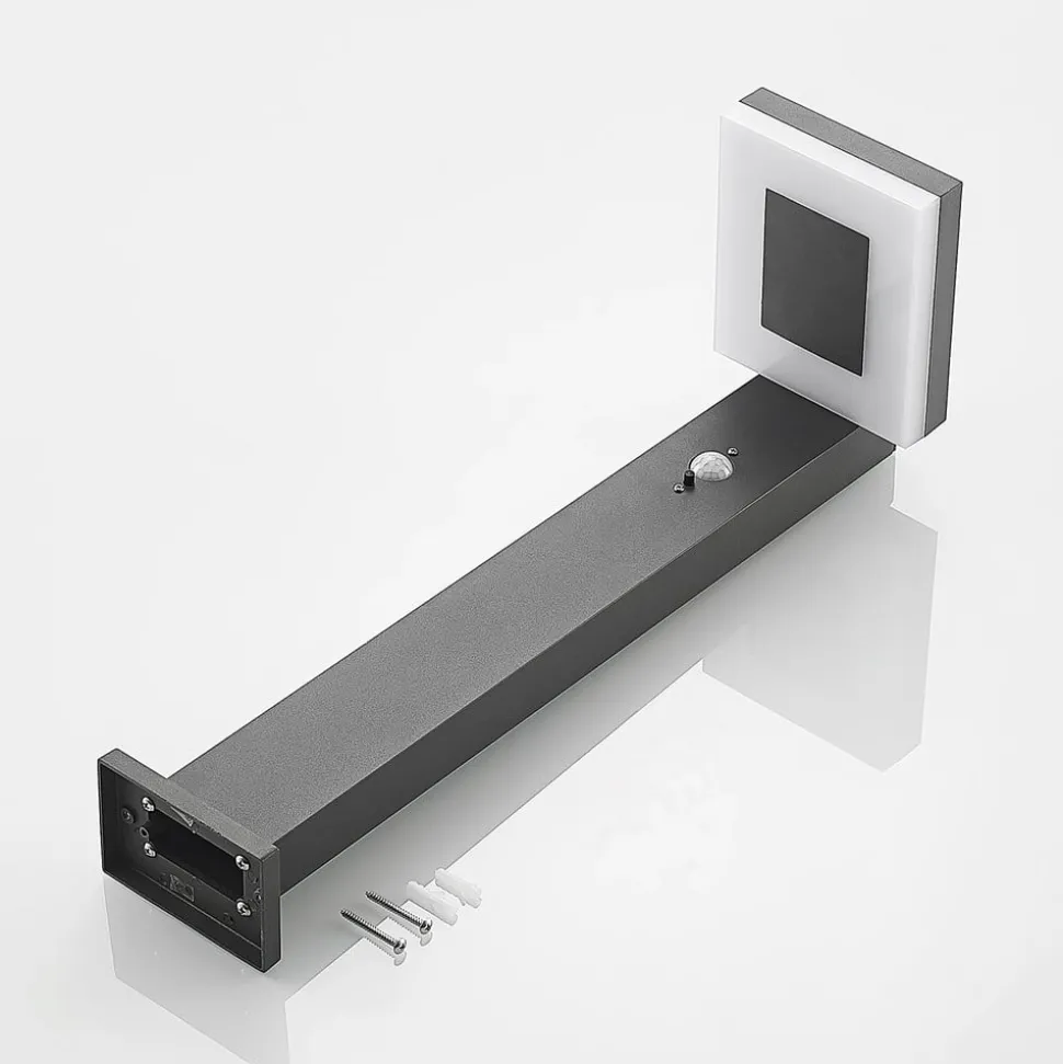 Lindby Laira LED solar-sokkellamp, 50 cm