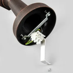 Lindby Lamina sokkellamp, 39 cm, lantaarn, metaal, E27