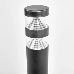 Lindby Lanea LED tuinpadverlichting, 60 cm, zwart, roestvrij staal, IP44