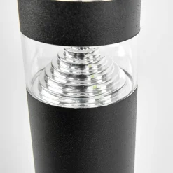 Lindby Lanea LED tuinpadverlichting, 60 cm, zwart, roestvrij staal, IP44