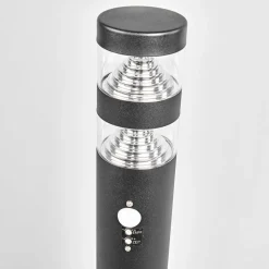 Lindby Lanea LED tuinpadverlichting, 60 cm, zwart, sensor, IP44