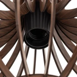 Lindby Lawenta hanglamp met houten kappen