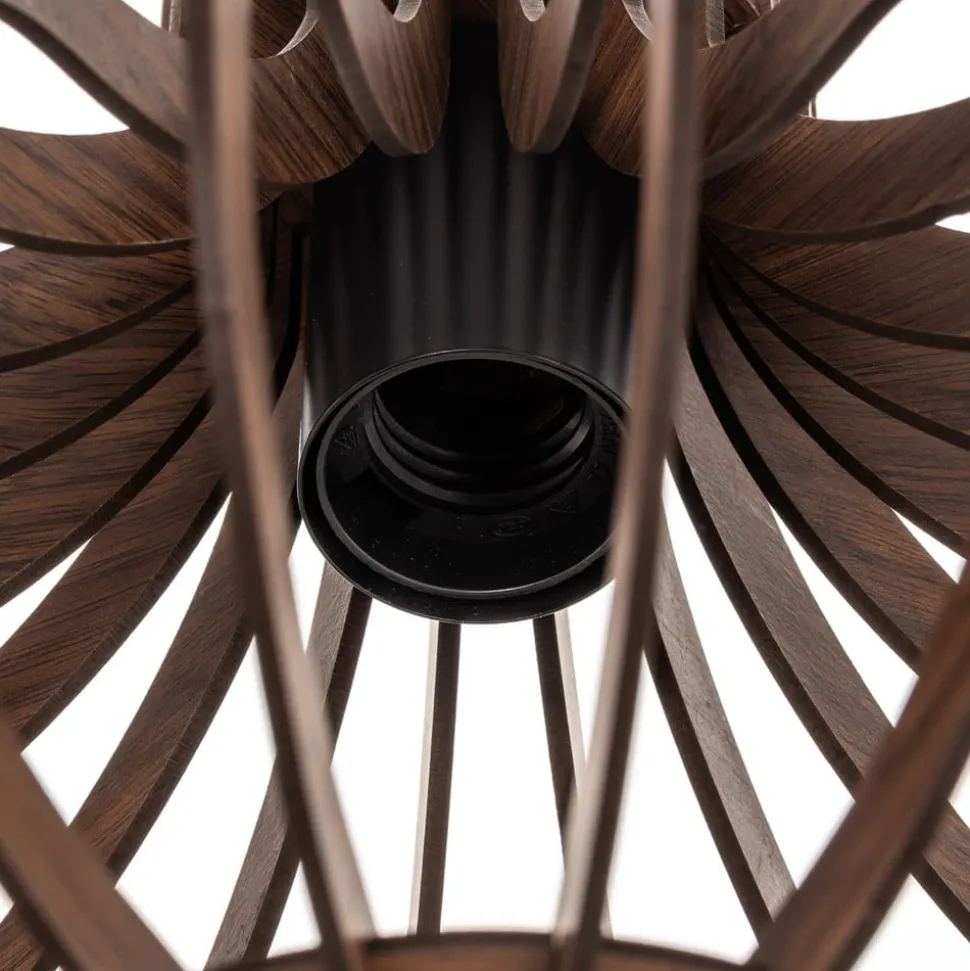 Lindby Lawenta hanglamp met houten kappen